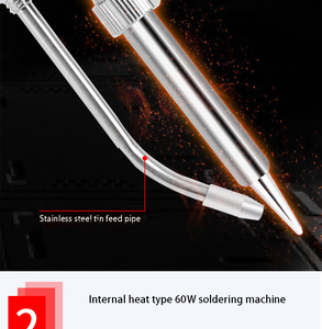 Pistola <span class=keywords><strong>de</strong></span> Soldar Eléctrica <span class=keywords><strong>de</strong></span> Calor Interno, Pistola <span class=keywords><strong>de</strong></span> <span class=keywords><strong>Estaño</strong></span> <span class=keywords><strong>de</strong></span> 60W, Herramienta <span class=keywords><strong>de</strong></span> Soldadura Manual, Máquina <span class=keywords><strong>de</strong></span> Soldar - Product Image 3