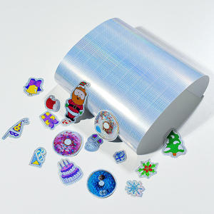 โรงงานผลิตสติกเกอร์ไวนิล PET ลายหนังงูโฮโลแกรมแบบม้วน ตัดตามแบบ  ติดด้วยตัวเองได้ - Product Image 3