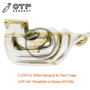 Tuyau d'échappement OTP pour Lancia Delta Integrale 2.0 16V Fiat Coupe Tur bo collecteur avec SUS304 inoxydable tache - Product Image 6