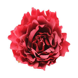 Nouveau acétate <span class=keywords><strong>toile</strong></span> <span class=keywords><strong>cirée</strong></span> pivoine fleur artificielle Antique fleur Vintage fête enfants chapeaux accessoires bricolage fleur photographie - Product Image 2