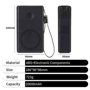Batterie externe portable 20000 mAh, charge rapide magnétique sans fil personnalisée, batterie externe pour ordinateur portable, batterie externe pour téléphone portable - Product Image 4