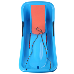 لوح ثلج بلاستيكي مزدوج شديد التحمل مع فرامل متينة - Product Image 1