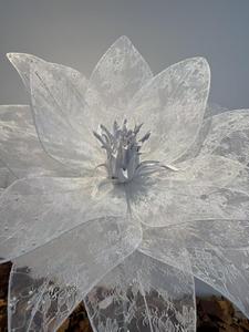 Installation florale géante en organza à texture modélisée pour la décoration <span class=keywords><strong>de</strong></span> <span class=keywords><strong>fond</strong></span> <span class=keywords><strong>de</strong></span> scène <span class=keywords><strong>de</strong></span> photographie <span class=keywords><strong>de</strong></span> mariage - Product Image 3