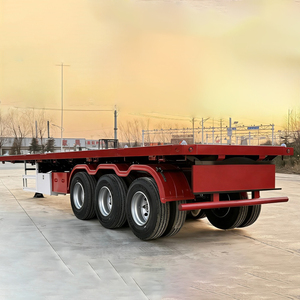 Semirremolque de Plataforma Plana de Tres Líneas, <span class=keywords><strong>2</strong></span>/3/4 <span class=keywords><strong>Ejes</strong></span>, Nuevo de Alta Calidad - Product Image 5