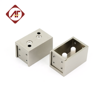 Système de porte de douche coulissante à double battant ANFU CRL en acier inoxydable poli, moderne et de luxe, à 180 degrés, pour usage hôtelier