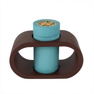 Quemador de Incienso de Madera Royal Crescent, Estilo Árabe Tradicional para Fragancia del Hogar y Presentación de Regalos para Ramadán y Eid - Product Image 1