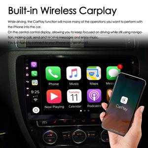Autoradio multimédia Android 13 avec 128 Go de ROM, commande vocale IA, lecteur vidéo et GPS pour Volkswagen Jetta 6 (2011-2018) avec CarPlay - Product Image 4