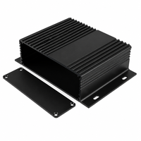 Boîtier de dissipateur thermique en aluminium extrudé 147*41mm, boîte de projet électronique dissipant la chaleur, boîtier d'instrument