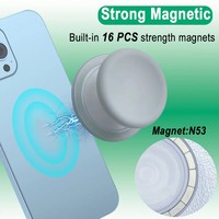 Support de téléphone magnétique en silicone personnalisé avec logo, support amovible, flexible, étanche, universel pour iPad et utilisation sur bureau