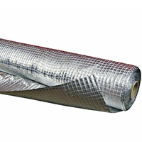 Feuille d'aluminium multicouche/PET métallisé renforcé avec fibre de verre/filet tissé, face réfléchissante pour re-laminage