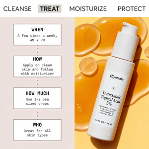 Suero Facial TXA+Niacinamida 15% Blanqueador Antiedad con Efecto Luminoso, Cuidado Post-Manchas, Todo en Uno, Ácido Tranexámico de Alta Potencia 5% - Product Image 4