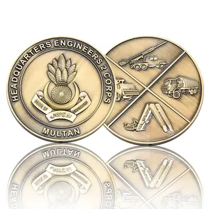 Free Sample Oem High Quality Custom Antique Gold Bronze Metal Challenge Eagle Souvenir Coin