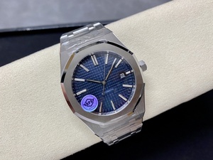 นาฬิกากลไกกันน้ำคุณภาพสูงสุดหรูหรา ขนาด 41 มม. โรงงาน APS รุ่น 4302 กลไก 155-10 กระจกแซฟไฟร์กันน้ำ Audemarss สีดำ - Product Image 5