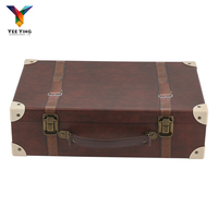 Boîte cadeau en papier en forme de valise, design personnalisé, avec poignée en métal, boîte en carton en forme de valise