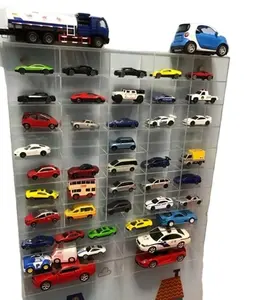 Présentoir de voiture transparent en acrylique, montage mural, 10 pièces - Product Image 1
