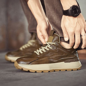 Zapatos de moda para hombre, zapatillas de deporte de lujo, zapatos personalizados de fondo grueso para correr, cómodos zapatos deportivos informales para caminar para hombre - Product Image 4