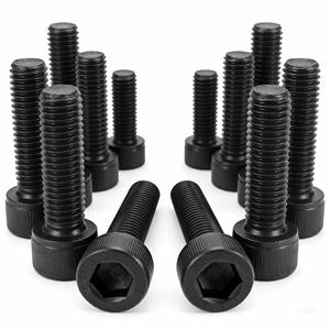 Bibo Yaente Factory Grade 12.9 M4-m24 Black Oxide Hex <b>Socket</b> Head Cap <b>Screws</b> Carbon Steel Full Thread Allen Bolts Hex <b>Socket</b> Cap - Product Image 4