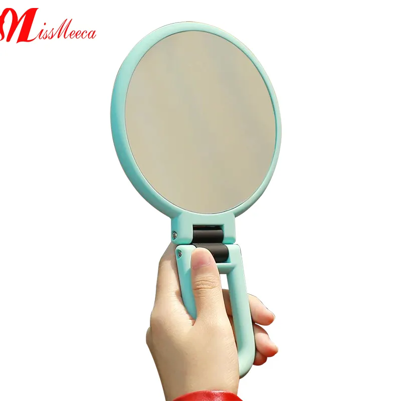 Dễ thương vòng tròn nhỏ gương cho Ví cầm tay make up gương espejos de Mano cầm tay nhỏ gọn Túi Tay Vanity Gương trang điểm