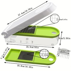 Hot Selling <b>Vegetable</b> Slicer with Container Potato Onion Slicer <b>Chopper</b> Cutter Manual <b>Vegetable</b> <b>Chopper</b> Mandoline - Product Image 4