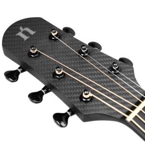 Guitarra Acústica Amplificada Natasha X Carbon Series de 41 Pulgadas con Cuerpo de Fibra de Carbono, 6 Cuerdas de Acero, Acabado Mate - Product Image 3