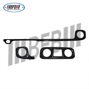 Kits intérieurs en acier inoxydable G63 3 pièces avec ruban adhésif <span class=keywords><strong>3M</strong></span> pour Mercedes Benz Classe G G500 G550 <span class=keywords><strong>G55</strong></span> G63 2018+ Tableau de bord - Product Image 2
