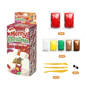 Kit de Arcilla de Secado al Aire, Colorida y No Pegajosa, para Niños, el Mejor Regalo de Navidad para Niños y Niñas, Principiantes y Actividades Artísticas Creativas - Product Image 5