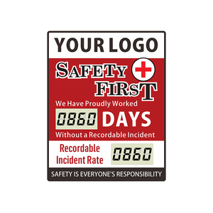 CHEETIE CP01 negro LCD celebra días sin accidentes con Mini <span class=keywords><strong>Digi</strong></span> Day marcadores electrónicos señales de seguridad - Product Image 3