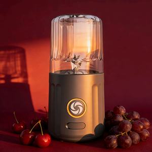 Mini mixeur électrique portable à 6 lames 260 ml - Gobelet à jus rechargeable par USB pour boissons fraîches aux fruits personnelles - Product Image 1