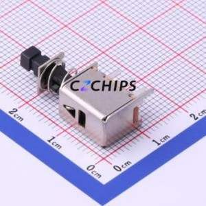 XKBS22E05-Z Pushbutton Switch Through hole Component (THT) Switch Double Pole Double Throw Self-Locking 100000 24.9mm - Product Image 2