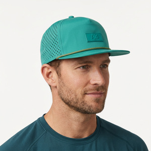 Gorra A3 Snapback Teal de 6 Paneles, Malla Ajustable, Unisex, Casual, Transpirable, para Primavera/Verano - Product Image 3