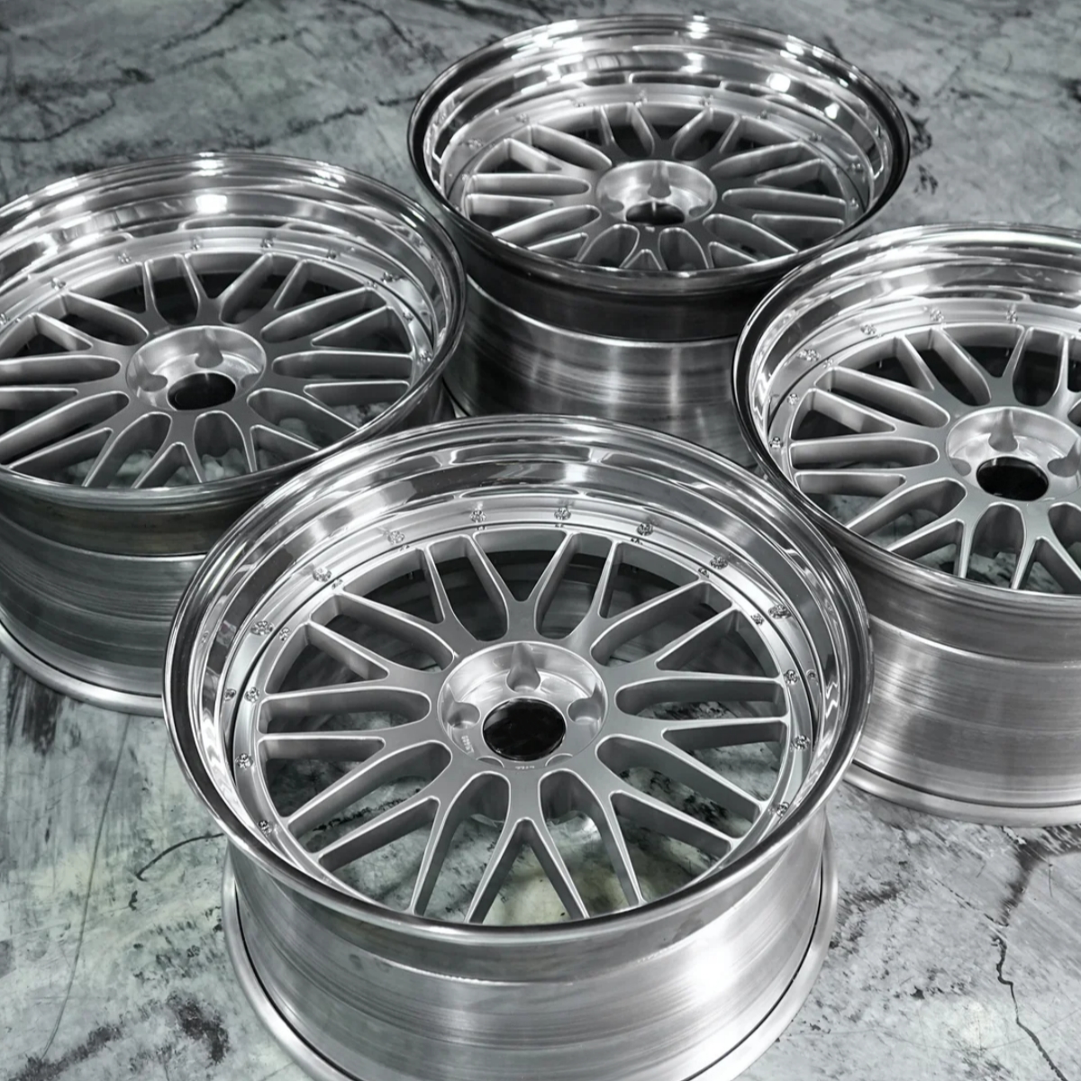 three piece wheels 5x112