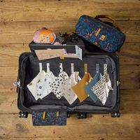 Sac à couches pour bébé en coton 100% ou personnalisé, organiseur de poche, pochette pour les voyages et le maquillage, sac de rangement pour couches en tissu