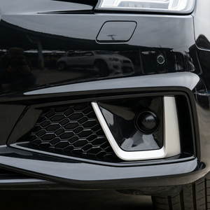 Cubierta de Faro Antiniebla de Plástico Nueva con Marco Negro de Panal para Audi A4L B9 SLINE 2017-2019 - Product Image 6