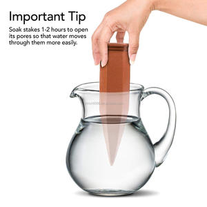 Picchetti Autoirriganti in Terracotta <span class=keywords><strong>per</strong></span> <span class=keywords><strong>Piante</strong></span>, Irrigatori Automatici in Argilla <span class=keywords><strong>per</strong></span> Casa e Vacanze - Product Image 4