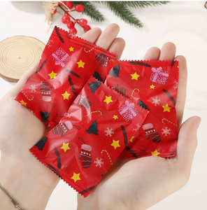 Christmas Candy <b>Bags</b> Biscuit Surprise Lucky <b>Bags</b> Luxury Plastic Gummy Biscuit <b>Packaging</b> <b>Bag</b> Red <b>Packaging</b> <b>Bags</b> - Product Image 1