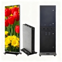 Affiche publicitaire extérieure pour mur vidéo P2.5, écran LED portable sur pied, mobile, pliable, classé IP65, pour utilisation dans les centres commerciaux