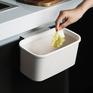 Tempat sampah gantung plastik penghemat ruang Logo kustom ember penyimpanan pembuangan limbah untuk Dapur & kamar mandi dengan Logo khusus - Product Image 4