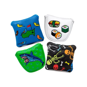 High Quality Golf <b>Mallet</b> <b>Putter</b> Headcover Magnetic Golf Head <b>Covers</b> Pu Leather Golf Head <b>Cover</b> - Product Image 3