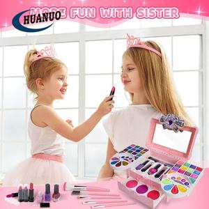 Completo In una scatola di cosmetici <span class=keywords><strong>per</strong></span> bambini veri Non tossici lavabili Make Up Kit giocattolo regali <span class=keywords><strong>per</strong></span> la bambina trucco <span class=keywords><strong>per</strong></span> bambini - Product Image 5
