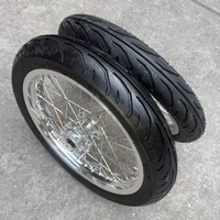 Kit Completo de Ruedas Supermoto para Calle 70/90-17 90/80-17 para Talaria MX3 MX4 MX5 Cromado Plateado 17 Pulgadas 2026