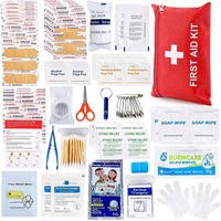 Trousse de premiers secours portable de survie en plein air avec sac de fournitures médicales, étanche, pour situations d'urgence, voyages, maison, voiture, usine