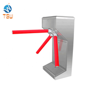 Automated Ticketing Entrance Counter Electric Tripod Metro Turnstile Gate