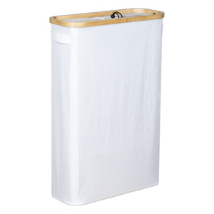 Collapsible Laundry <b>Basket</b> Rectangle Canvas Foldable <b>Storage</b> Organizer For Household Clothes With Lid - Product Image 4