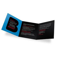 Fabricant d'impression de brochures pliantes personnalisées pour la promotion marketing avec impression de livrets accordéons en couleur