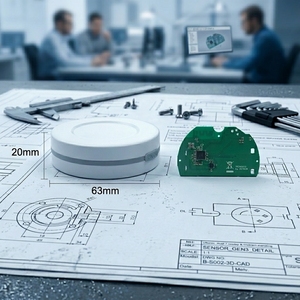 Balise STiE5 de type plafond, programmable UUID/<span class=keywords><strong>UID</strong></span>/URL, accélération 3 axes intégrée, BLE5.0, compatible iBeacon et Eddystone - Product Image 4