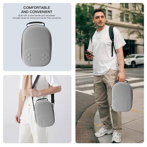 Étui de transport rigide en EVA pour casque VR <span class=keywords><strong>Oculus</strong></span> Meta Quest 3/3S, <span class=keywords><strong>sangle</strong></span> <span class=keywords><strong>Elite</strong></span> et accessoires de manette tactile, sac de rangement de voyage - Product Image 6