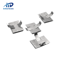 Faisceau de câbles Boucle de fil d'aluminium Base adhésive Installation de ruban acrylique Clip de fil métallique