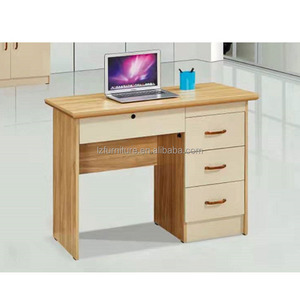 Fabricación de Muebles de Oficina, Escritorio de Madera con Cuatro Cajones, Mesa de Estudio, Escritorio Ejecutivo para Adultos - Product Image 5