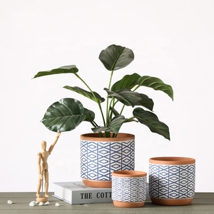 Fournitures de jardin intérieur extérieur petite fleur succulente Pots de plantes vertes blanc mat grands pots <span class=keywords><strong>en</strong></span> <span class=keywords><strong>terre</strong></span> <span class=keywords><strong>cuite</strong></span> planteur - Product Image 5