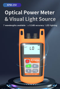 เครื่องมือทดสอบไฟเบอร์ออปติกแบบมือถือ KPM25V Mini FTTH เครื่องวัดพลังงานแสงไฟเบอร์ออปติก OPM พร้อมวัดความยาวคลื่นและ VFL LCD - Product Image 5